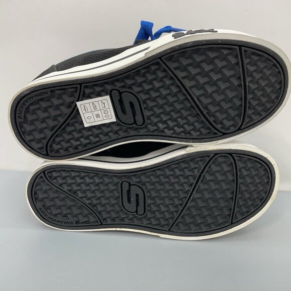 Skechers Vert II Skate Sneakers Shoes Athletic Blue Black Kids 12.5 - Picture 12 of 14